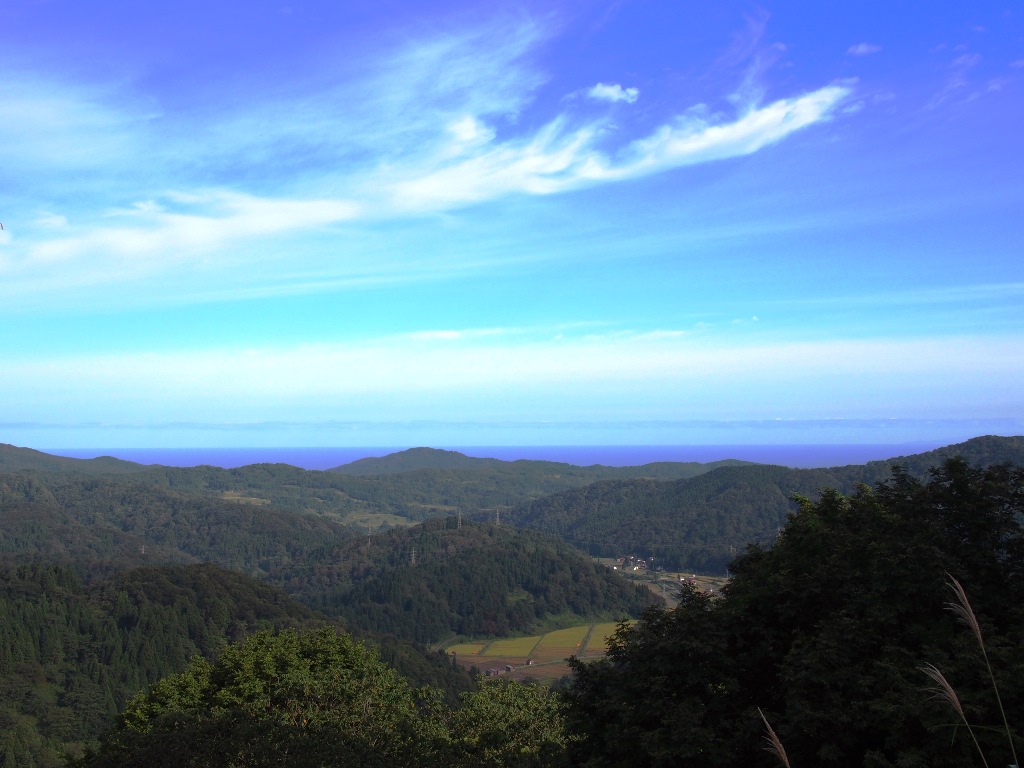 新潟地区森から海までの風景